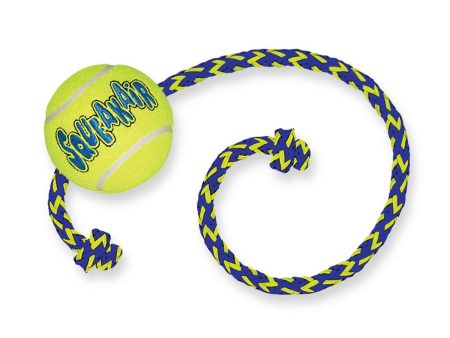 Kong Squeakair Ball With Rope For Discount