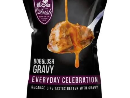 Bob and Lush Gravy Wet Dog Food in Pouches 8x85ml Sale