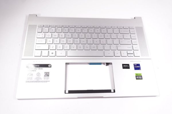 New AM3RU000220 Hp Laptop US Palmrest Keyboard Natural Silver Sale