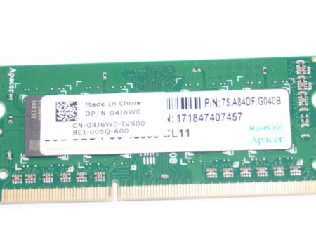 New 75.A84DF.G040B Dell Laptop 2GB PC3-12800S DDR3 1600 MHz Memory Discount