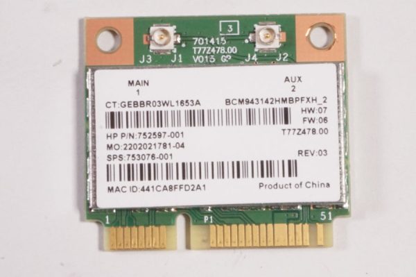 New 753076-001 Hp Laptop Wireless Card on Sale