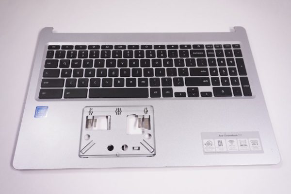 New 6B.ATEN7.016 Acer Laptop US Palmrest Keyboard Silver For Sale